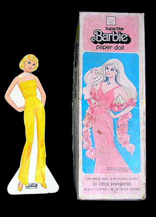 Textile History Paper Doll Barbie