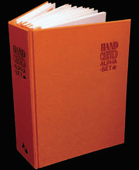 Hand-Carved Alpha-Bet. book