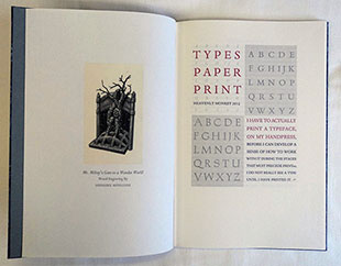Types/Paper/Print book