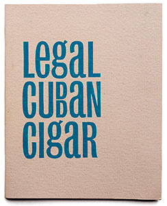 Legal Cuban Cigar book