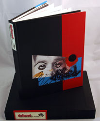 Defaced book