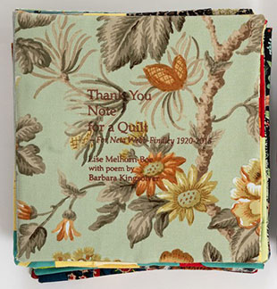Thank You Note for a Quilt book