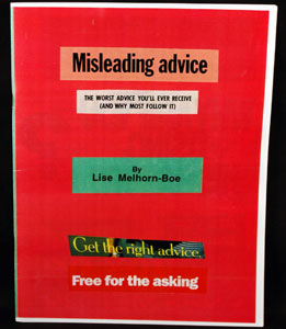 Misleading advice book