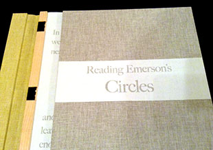 Reading Emerson's 'Circles' book
